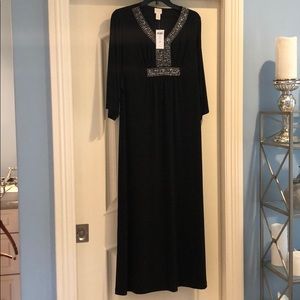 Black evening dress